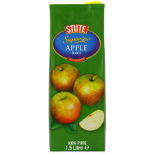 Stute 100% Pure Apple Juice 1.5Ltr (Pack of 12)