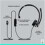 Logitech Micro-cuffie - cablate - USB-A - Logitech - Logitech H570e - Micro-cuffie - on-ear - cablate - USB-A - Certificato per Microsoft 2