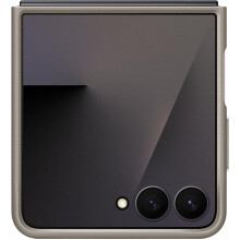 Premium taupe telefoonhoes en etui voor Samsung Galaxy Z Flip 7