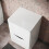 NES Home 500mm Gloss White 2 Drawer Work Top Freestanding Vanity Unit Bathroom | Lyndon 2