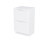 NES Home 500mm Gloss White 2 Drawer Work Top Freestanding Vanity Unit Bathroom | Lyndon 5