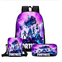 (6) Fortnite Game School Bag Backpack Lunch Bag Pencil Case 3PCS