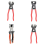 2xProfessional Wheeled Tile Nipper Cutting Plier Mosaic Nippers Ceramic Tile 5