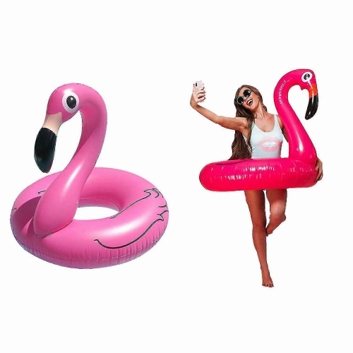 Φουσκωτό κολυμβητήριο Rms Jumbo Pink Flamingo για παραλία και πισίνα το καλοκαίρι 1