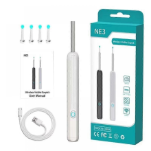 Otoscopio visivo wireless intelligente USB WiFi TW1, set di strumenti per la rimozione del cerume con telecamera endoscopio auricolare HD 10