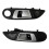1Pair Car Front Inner Door Handle Pull for Ford Fiesta LHD Black 1
