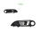 1Pair Car Front Inner Door Handle Pull for Ford Fiesta LHD Black 4