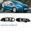1Pair Car Front Inner Door Handle Pull for Ford Fiesta LHD Black 2