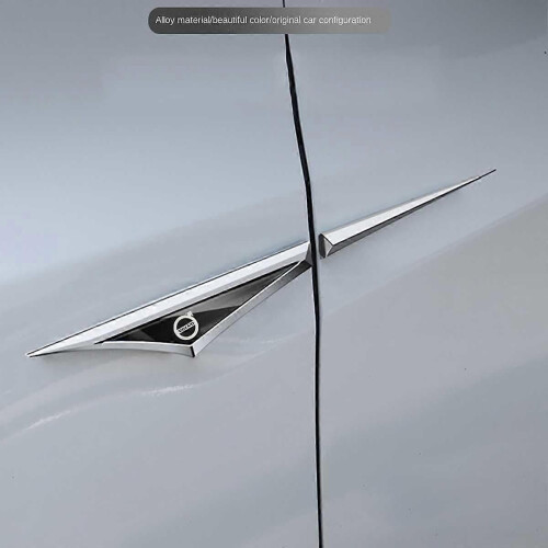 2 τεμάχια εμβλήματα αυτοκινήτου για Volvo S60 2011, μεταλλικό αυτοκόλλητο 3D 1