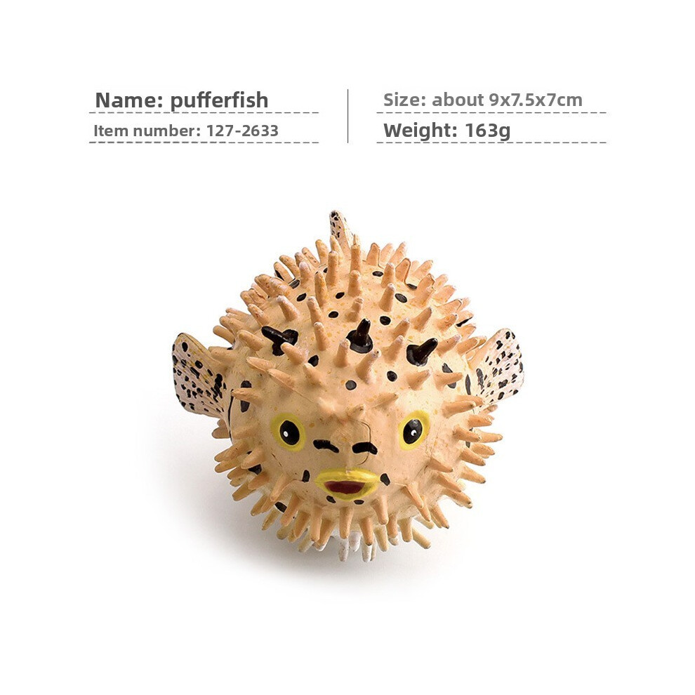 (Pufferfish)Simulé pingouin cerf ours polaire béluga baleine sauvage océan polaire modèle animal