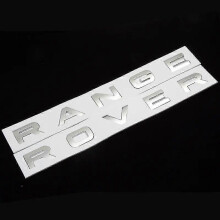 (Matt Silver)3d Logo Range Rover Emblem Car Front Hood Bonnet Letters Sticker For Range Rover Sport