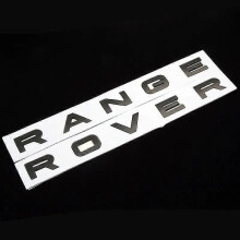 (Matte Black)3d Logo Range Rover Emblem Car Front Hood Bonnet Letters Sticker For Range Rover Sport