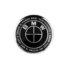 (Joint Full Black-Front 82mm 1st) 82mm Bil Framhuvs Emblem Logo Bagageutrymmesmärke Rattklistermärke