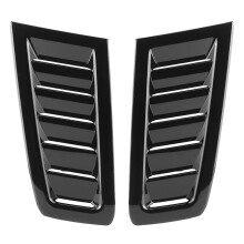 Auto ABS Motorkap Luchtrooster Aangepaste Accessoire Past op Ford Focus RS MK2 Glanzend Zwart