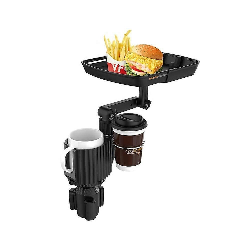 A01 Plateau de voiture universel réglable Porte-gobelet portable Plateau repas Porte-gobelet de voiture