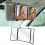 Car 3 Sections Folding Vanity Mirror Adjustable Car Sunshade Mirror 2