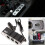 Black (A)$Car cigarette lighter 12/24V universal car one-point three-point cigarette lighter car cigarette 2