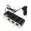 Black (A)$Car cigarette lighter 12/24V universal car one-point three-point cigarette lighter car cigarette 5