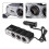 Black (A)$Car cigarette lighter 12/24V universal car one-point three-point cigarette lighter car cigarette 3