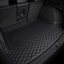 (Zwart) Kofferbakmat met opstaande randen voor Mercedes-Benz G-Klasse (4-deurs) 2019-2023, leren kofferbakmat