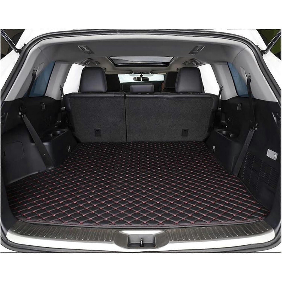 (Ligne noire et rouge) Protection de coffre pour Volvo XC40 2020 2021, protection anti-salissure, accessoires
