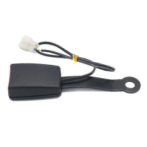 Car Front Seat Belt Buckle Socket Camlock Plug Connector Warning Cable(1pcs,black) 2