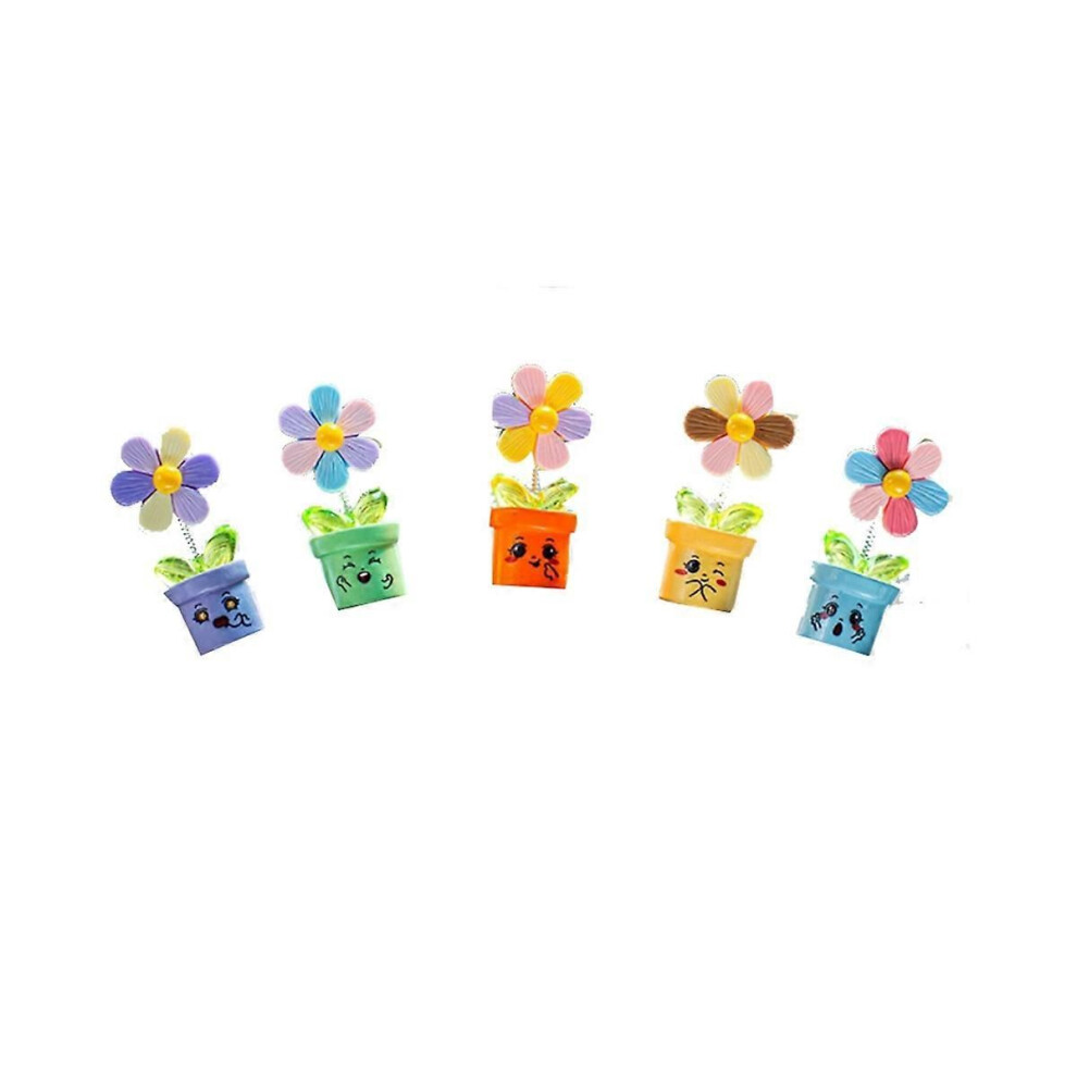 Car Dashboard Trim Flowerpot Ornament Shaking Dancing Flowerpot Cartoon Ornament Car Interior Cute F 9319739858433