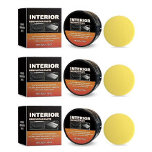 (3 sets) Auto-interieur lederrenovatiecrème voor reiniging en vlekverwijdering