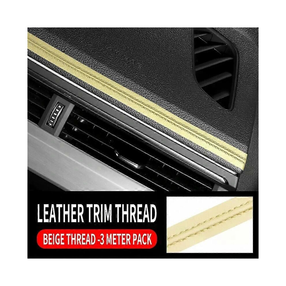 (Beige) Modanatura Per Auto, Modanatura Decorativa Per Auto, Modanature Per Interni Auto, Modanature