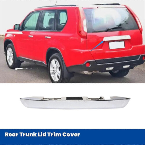 Baklucka för XTrail T31 2008-2013 Handtagslist Silver 1