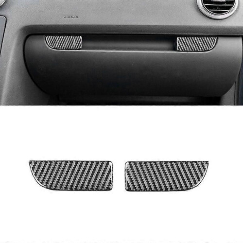 Για A3 S3 8P 2006 2007 Carbon Fiber Glove Box Χειρολαβή Αυτοκόλλητα Εσωτερικό Αξεσουάρ