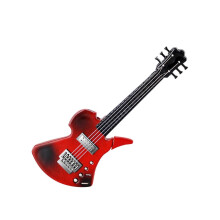 (RD) Gitarrenfeuerzeug-Design, winddicht, gerade, blaue Flamme, aufblasbares Feuerzeug