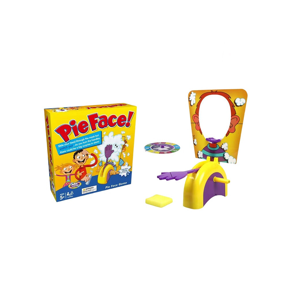 (Style A)Hasbro Gaming Pie Face Showdown Game Parentchild Interactive Toys Party Props