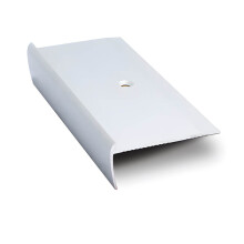 Bright Silver 2.7m Stair Nosing Trim TVN Aluminium Angle Edge for 3mm LVT