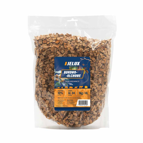 Pyökki-leppä savulastuja luokka 10 1kg 1
