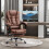 Vinsetto Vinsetto Ergonomic Heated 6 Points Vibration Massage Office Chair, Brown 1