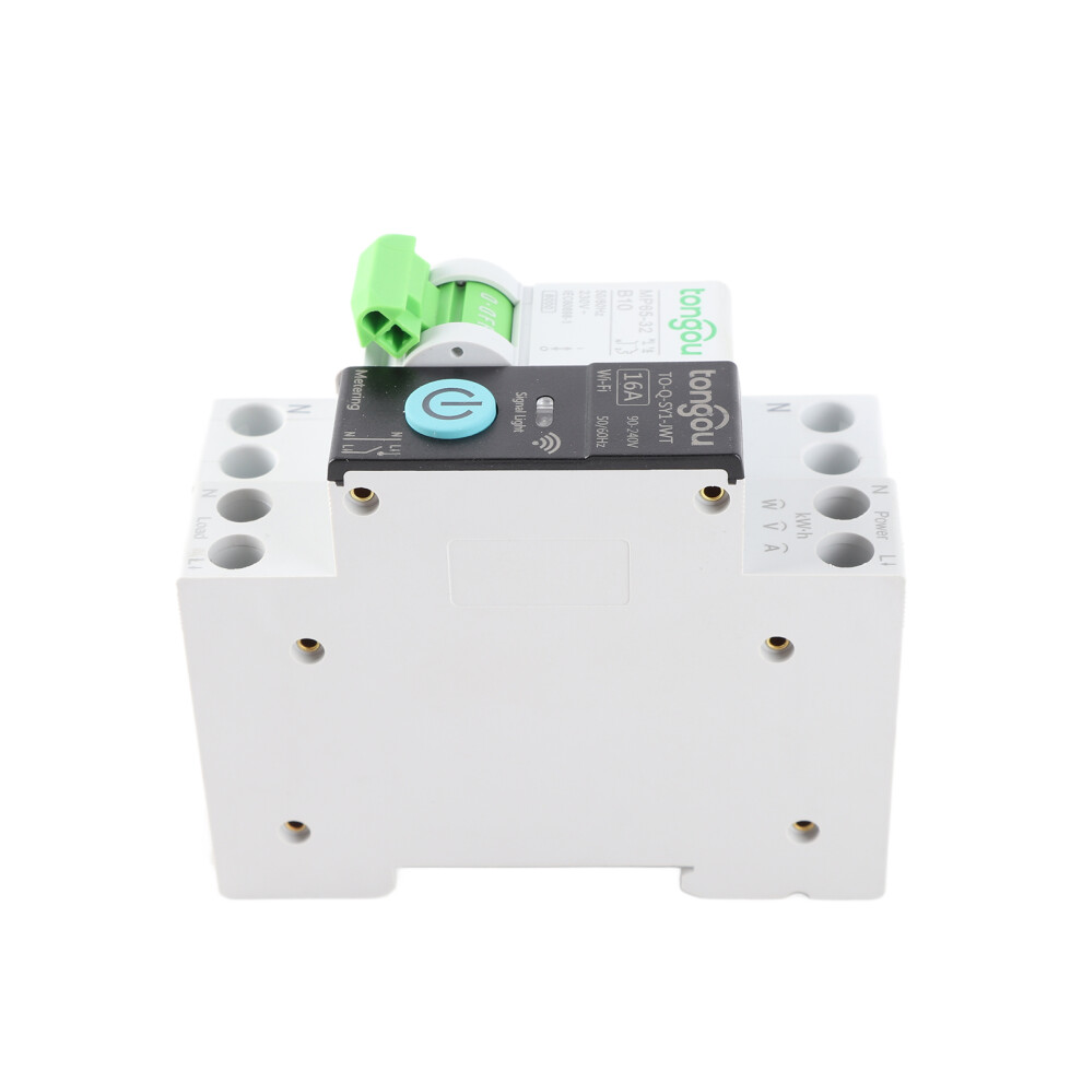 Wifi Intelligent Circuit Breaker For Tuya Remote Mobile App Control 1P Circuit Breaker For Household 5071320525394