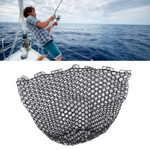 Red de desembarco de goma de repuesto, 55 cm, negro intenso