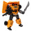 Transformation Robot Toy 2 Forms Flexible Joints Drop Resistant Educational Cool Deformation Engineering Vehicle for Boys 16