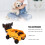 Transformation Robot Toy 2 Forms Flexible Joints Drop Resistant Educational Cool Deformation Engineering Vehicle for Boys 11