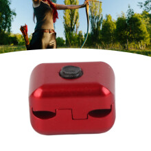 Arrow Rest Cable Clamp Buckle Metal Fastener Clip Archery Bowstring Adjustment Knob for Compound Bow Drop Away Red