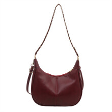 (Red)Einfarbige einzelne Schulter Umhängetasche Handtasche Frauen Freizeit Mode Geschenk