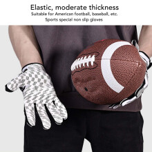 Non Slip American Football Rugb Gloves Breathable Full Finger Sports Gloves for Baseball M