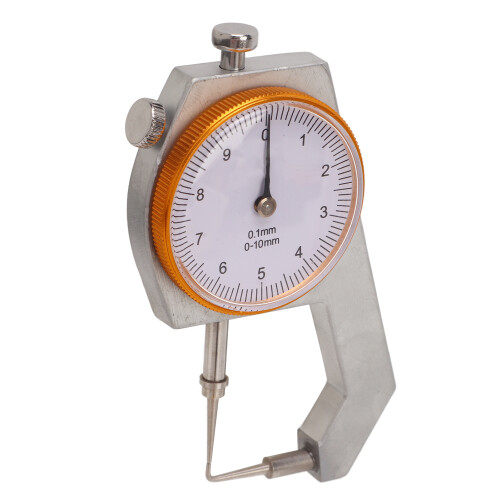 0-10mm Dickenmessgerät mit gebogener Spitze, Metall-Handgerät 2