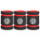 ATOMUS 3 piezas cubiertas de agarre 21-23mm rojo/verde/amarillo 3