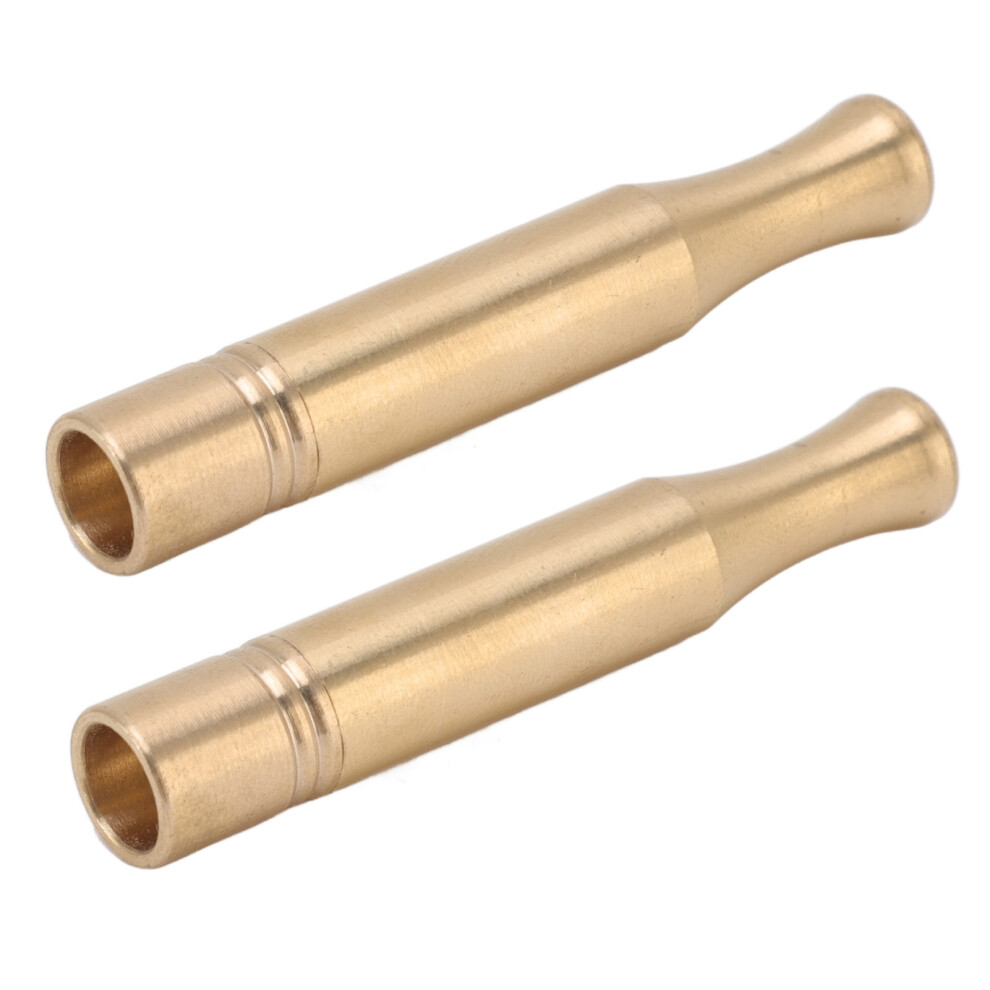 2 Sets Copper Cigarette Holder With Detachable Cigarette Filters 2.36in Smoking Tube for Men