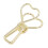 100 Stück Mini-Herz-Binderclips in Gold 11