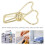100 Stück Mini-Herz-Binderclips in Gold 7