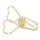 100 Stück Mini-Herz-Binderclips in Gold 3