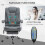 Vinsetto Vinsetto Ergonomic Heated 6 Points Vibration Massage Office Chair, Grey 4